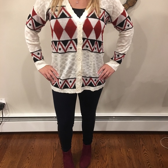 Diamond Shape Cardi 🔸 - Picture 6 of 6